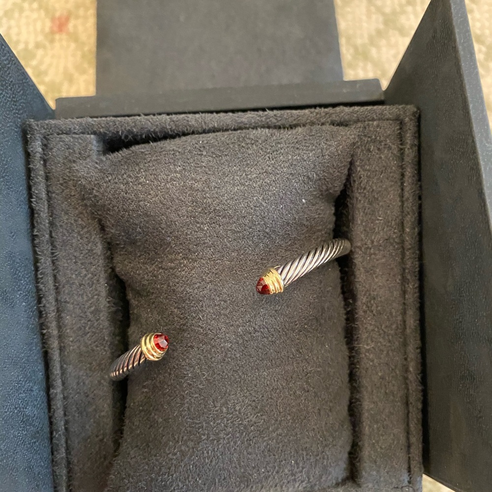 David Yurman ruby kids cable cuff - Picture 3 of 8